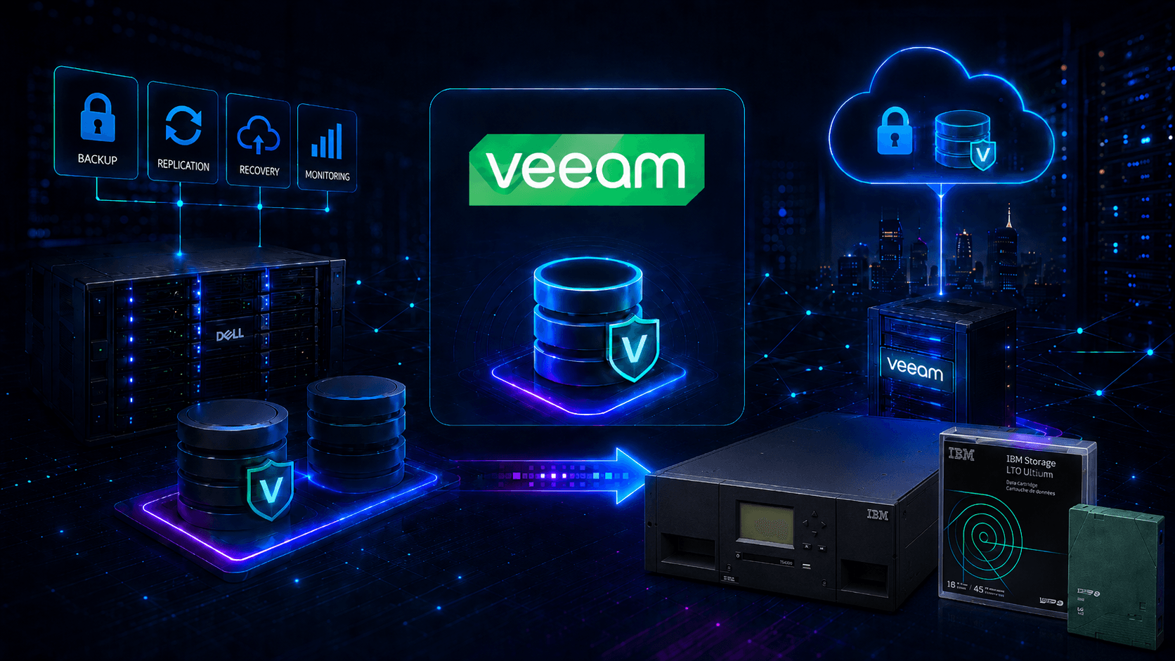 Soluciones Veeam de backup, replicación, recovery y monitoreo